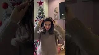 TRY ON THE LUNA MODIXX WIG WITH ME | Christmas wig styling ❤️ #hairloss #wiginstall #wigreview #wigs
