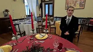Ist. Alberghiero di Varallo, gli studenti propongono la mise en place dedicate al Natale
