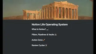 My Life Operating System -- Built in Notion