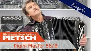 Akkordeon - Pigini Master 58/B - B Griff - Klangprobe