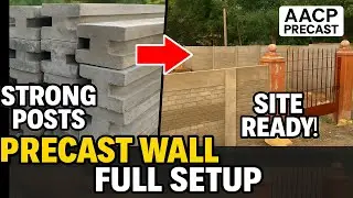 Precast Concrete Fence Panel for Compound Wall | Fast & Durable Wall Solution | AACP Precast