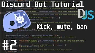Javascript Bot Tutorial (Discord.js) | Episode 2 | Common Commands