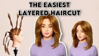 🔘DYI  LAYERED HAIRCUT / BOB LAYERED / textured layers hair 🔘