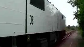 Dispolok DE 2700-08 leaves Friedrichstadt