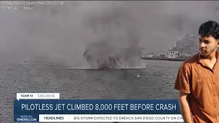 Jet climbed 8,000 feet after pilots ejected before crashing into San Diego Bay