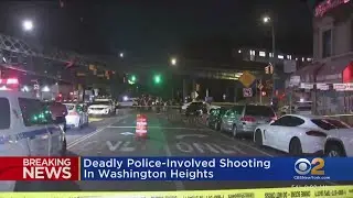 Police fatally shoot suspect waving gun in Washington Heights