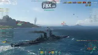 World of Warships 2025- American Cruiser Alaska-170k DMG. 9 medals