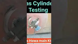 CNG gas cylinder testing !! #testing #cng #gas #truck #information.