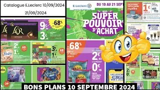 📣 LECLERC 😇 CATALOGUE PROMOTIONS 10 SEPTEMBRE 2024 💯 #bonplan #promotion #leclerc  #bonsplans