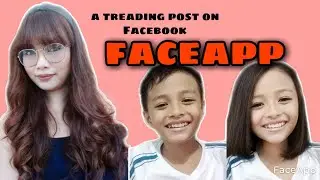 A trending post on Facebook Faceapp #faceapp