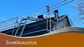 Wir bauen einen Schrägaufzug auf # 36 damit wir endlich das Dach decken können.