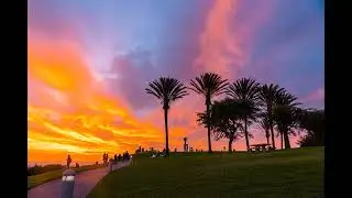 Epic Sunset at Signal Hill Hilltop Park