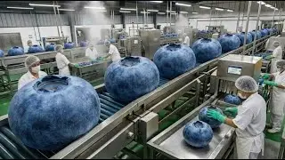 Inside a Modern Blueberry Processing Plant: From Raw Blueberries to Premium Juice (Full Process)