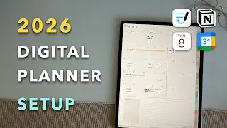 Моя цифровая система планирования на 2026 год: Goodnotes + Notion и синхронизация с календарем.