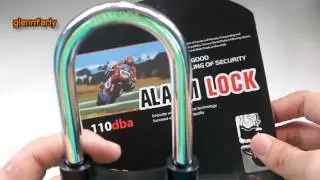 Kinbar Gembok Alarm Motor Suara Anti Maling / Lock Siren - Alarm Lock