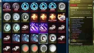 Rocket League Inventory Showcase (PC) | 500+ Keys? | 1600 Items | Alpha Cap! | BM's