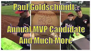 Paul Goldschmidt Signing Autographs at Miller Park 5/21/18 | All Star, Gold Glove, MVP Candidate