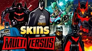 10 New Batman Skins Multiversus! Batman Beyond! BvS Armored Suit! Batman Skin Ideas!