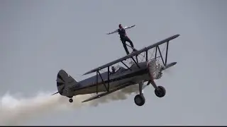 The Flying Circus' Wingwalking Act - 2024 Culpeper Air Fest