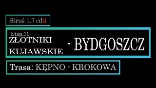ZŁOTNIKI KUJAWSKIE - BYDGOSZCZ GPS [DK25-DW246-DK5][e11 Kępno-Krokowa] @BoczneDrogi