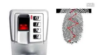 ADEL3398  Biometric Fingerprint Keyless DIY Door Lock   Fingerprint  password  mechanical  key