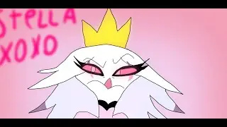 top hat draw: speed drawing stella (helluva boss) THJproductions