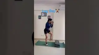 Leg Day! Stepper workout🔥💥💪🏋️&zwj;♀️#fatloss #fitness #viral #shorts #weightloss #loseweightfast