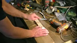 Guitar Fretboard Bevel Crowning and fret end practice