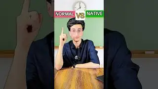 Normal VS Native English                                               #english #education