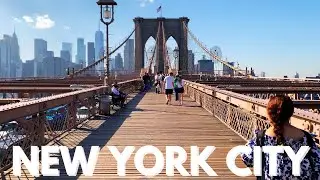 Walking Tour NYC 🗽 | Brooklyn Bridge & Dumbo【4K】