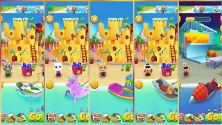 Talking Tom Jetski 2 All Character Play For Fun Gameplay Android ios