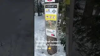 Boletus trail winter mode on in Valmalenco Bike Area 👍