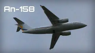 Antonov An-158 at Le Bourget 2013 - HD 50fps