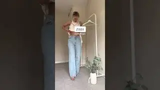 Zara outfit inspo 😍 Run to Zara for this jean and top combo 🤑 #fashion #haul #zarahaul #zara #ootd