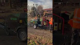 demo-day #treeshredder #forestry #woodchipper #shredder #arboriculture #arborist #treeclimbing