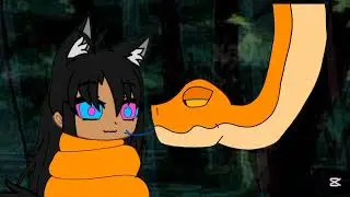 snake and girl wolf (gacha)