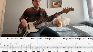 Shaun Martin - Yellow Jacket (Bass Cover with Tabs)