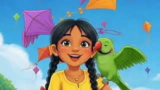 चिमुकला पोपट आणि संक्रांतीचा सण | Marathi Bird Story | Kids Cartoon Story | Save Birds