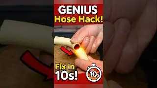 Genius Hose Repair in 10 Seconds! 💡 (No Tools Needed!)