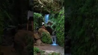 312/365🌿🇬🇷💦 Eager to uncover the beauty of Nemouta Waterfall, a fairytale spot in Greece❓ #shorts