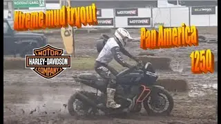 Harley-Davidson Pan America 1250 Xtreme mud tryout Rotterdam dirtride 2021 REAL OFFROAD  NL KESSTECH