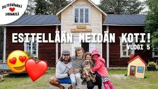 HOME TOUR - ESITELLÄÄN MEIDÄN KOTI LAPISSA! #vaihtovuosisodankylässä VLOGI 5