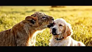 lion and dog true friendship