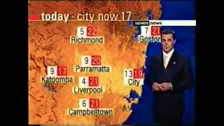 Seven News Sydney - Weather and Closer, Friday September 15th 2000