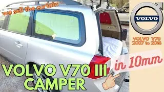 HOW TO MAKE A VOLVO V70 III A MINI CAMPER VAN ! Complete installation. V70 2007 to 2016