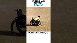 𝐖𝐡𝐞𝐞𝐥𝐜𝐡𝐚𝐢𝐫 𝐂𝐫𝐢𝐜𝐤𝐞𝐭 (269/1000) ♿️ 🏏  |  #wheelchaircricket #cricketfan #bigsix