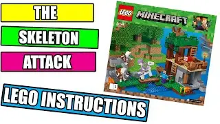LEGO THE SKELETON ATTACK INSTRUCTIONS - MINECRAFT - LEGO 21146
