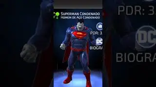 Superman Condenado lend&aacute;rio no jogo DC Legends