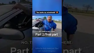 Driver Tries to Scam Riders Into a New Windshield! #shorts #motorcycle #insurancescam
