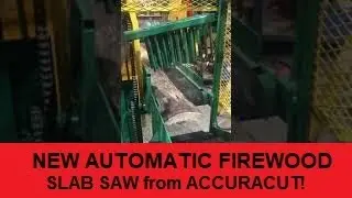 Automatic Firewood Slab Saw